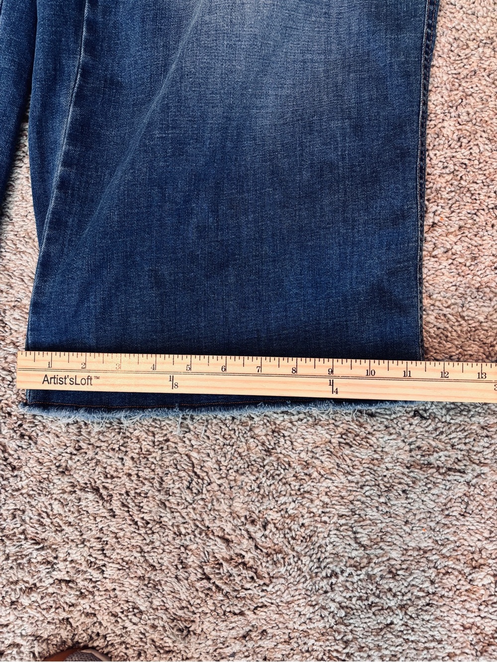 J. Jill Denim wide leg crop plus 20 R summer boho travel vacay cotton Tencel - Picture 6 of 7